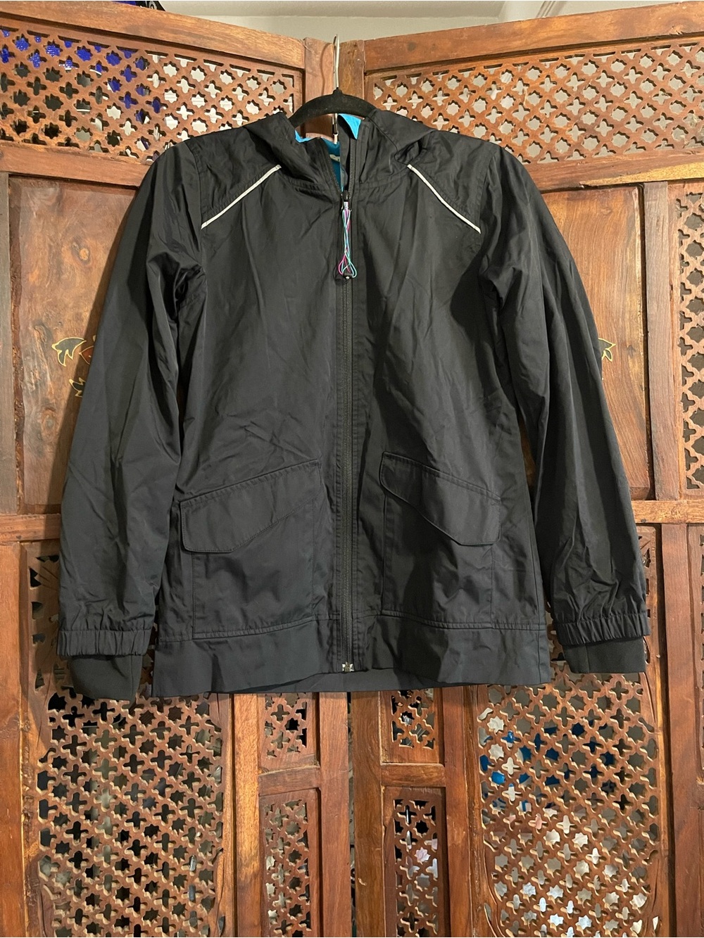 Lululemon Black Waterproof Jacket Girls Size 12